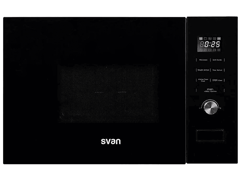 Microondas - SVAN SMWI2800DGN, 1 kW, 5 potencia, 20 l, Not available