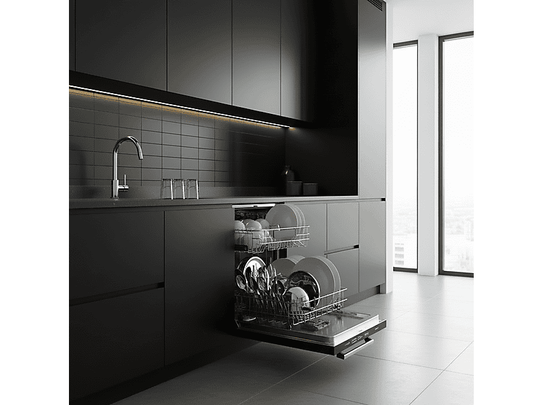 Lavavajillas integrable 60 cm - CATA LVI 62012, 14 servicios, 8 programas, 59,8 cm, GRIS INOX — foto 4