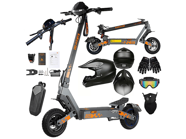 Patinete eléctrico - KUKIRIN G2 VMP, Pot. máx. 500 W, Carga máx. 120 kg, negro (Ref. 176067533)