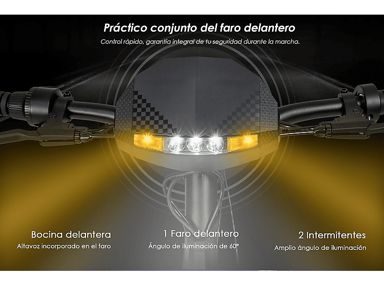 Patinete eléctrico - KUKIRIN G2 VMP, Pot. máx. 500 W, Carga máx. 120 kg, negro (Ref. 176067533) — foto 9