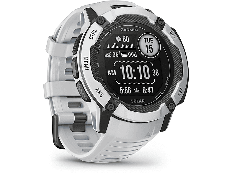 Smartwatch - GARMIN 010-02805-04, Talla única, polímero, Blanco