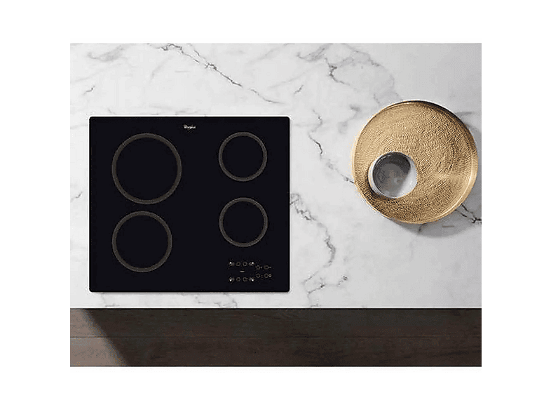 Placa de inducción - WHIRLPOOL AKT 801/NE, 4 zonas, 580 mm, Negro — foto 3