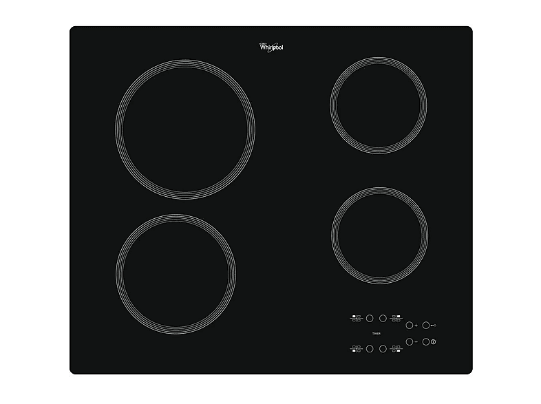 Placa de inducción - WHIRLPOOL AKT 801/NE, 4 zonas, 580 mm, Negro — foto 7