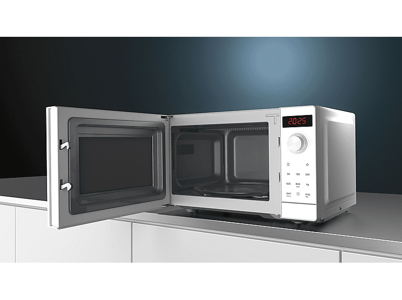 Microondas libre instalación - SIEMENS FF023LMW0, 800 W, 5 potencia, 20 l, Blanco — foto 3