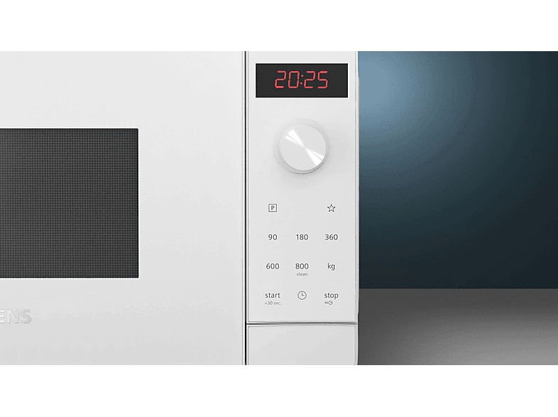 Microondas libre instalación - SIEMENS FF023LMW0, 800 W, 5 potencia, 20 l, Blanco — foto 4