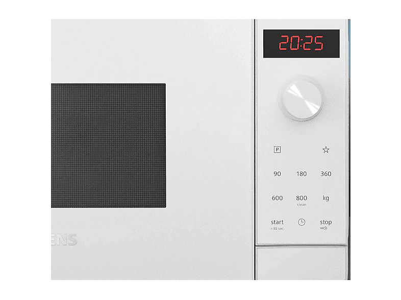 Microondas libre instalación - SIEMENS FF023LMW0, 800 W, 5 potencia, 20 l, Blanco — foto 5