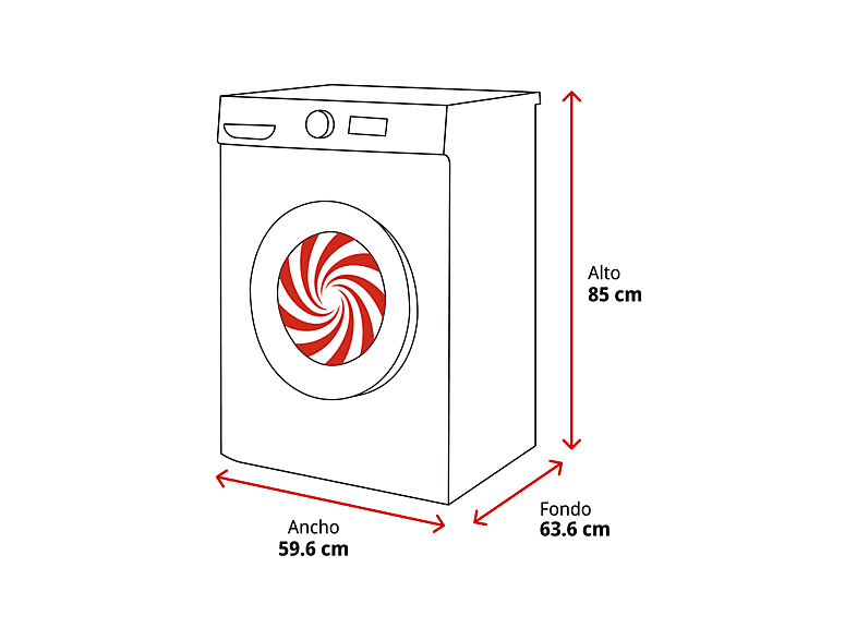 Lavadora carga frontal - Miele WCK360 WCS, 10 kg, 1400 rpm, 11 programas, QuickPowerWash, Alisar extra, Blanco loto — foto 2