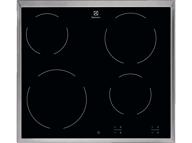 Placa de inducción - ELECTROLUX EHF16240XK, 4 zonas, 576 mm, Negro — foto 1