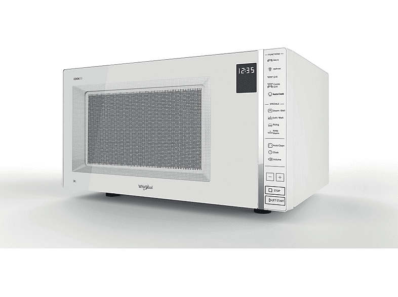 Microondas libre instalación - WHIRLPOOL 213422277, 900 W, 7 potencia, 30 l, Blanco — foto 1