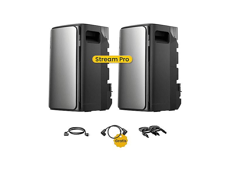 Kit solar - ECOFLOW 2×STREAM Pro con 1× cable paralelo STREAM, 2300 W — foto 1
