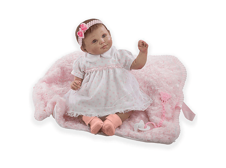 Muñeca - MUÑECAS GUCA Muñeca Reborn Abril con Cojín, 22 cm, 99 año(s), Plastico
