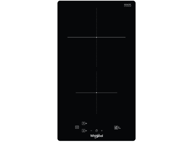 Placa de inducción - WHIRLPOOL WS Q0530 NE, 2 zonas, 284 mm, Negro — foto 1