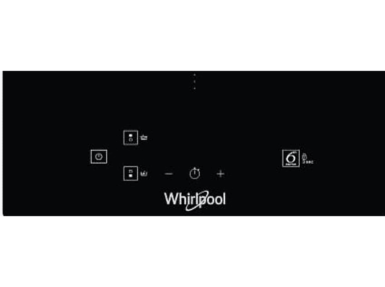 Placa de inducción - WHIRLPOOL WS Q0530 NE, 2 zonas, 284 mm, Negro — foto 2