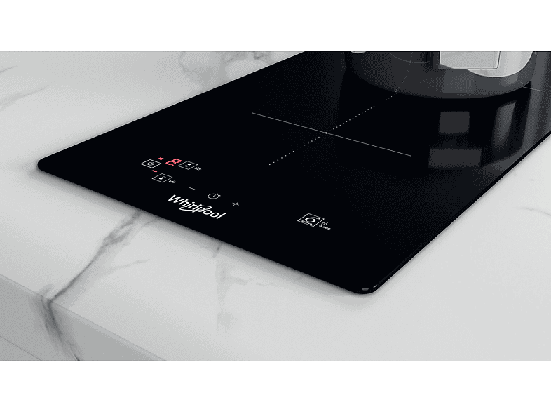 Placa de inducción - WHIRLPOOL WS Q0530 NE, 2 zonas, 284 mm, Negro — foto 4