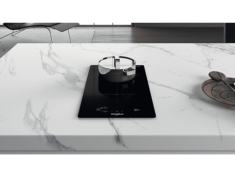 Placa de inducción - WHIRLPOOL WS Q0530 NE, 2 zonas, 284 mm, Negro — foto 7