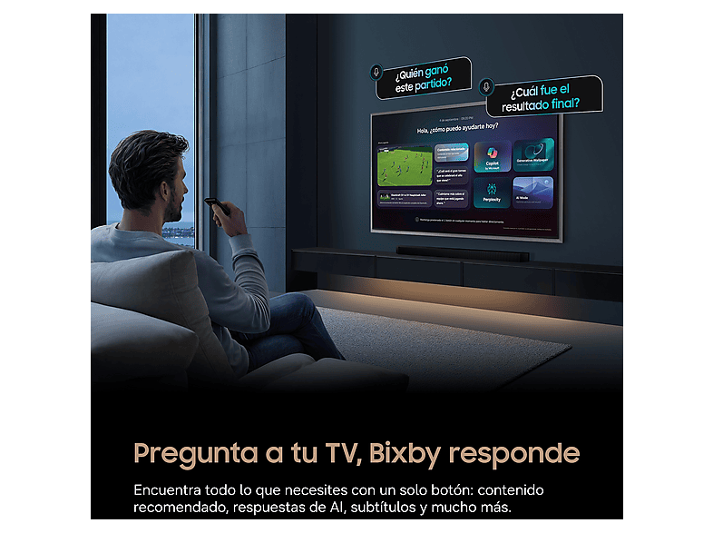 TV OLED 55" - Samsung TQ55S99HATXXC, OLED 4K, NQ4 AI Gen3 Processor, Smart TV, Tecnología Sin Reflejos, Full AI, Negro — foto 8