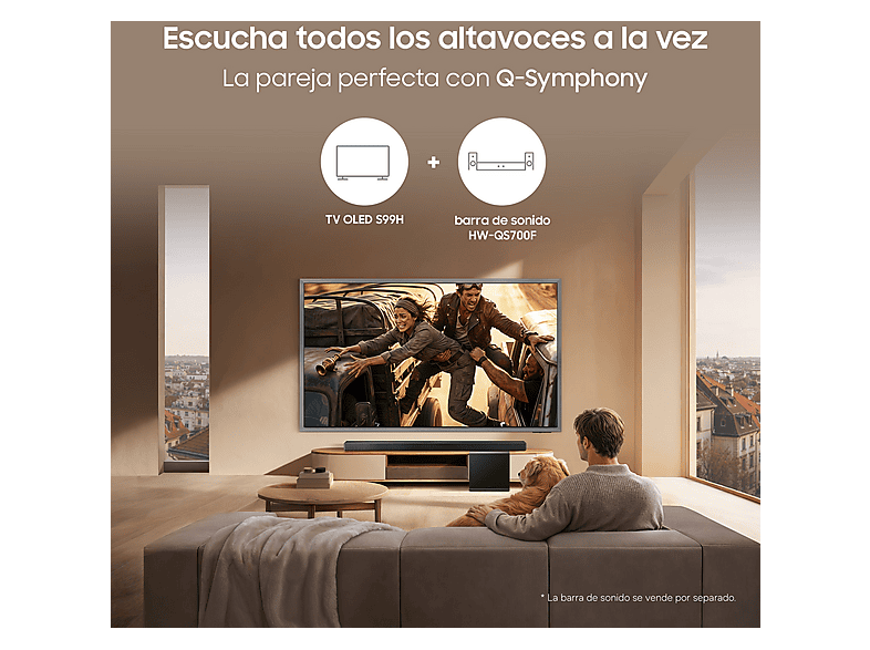 TV OLED 55" - Samsung TQ55S99HATXXC, OLED 4K, NQ4 AI Gen3 Processor, Smart TV, Tecnología Sin Reflejos, Full AI, Negro — foto 11