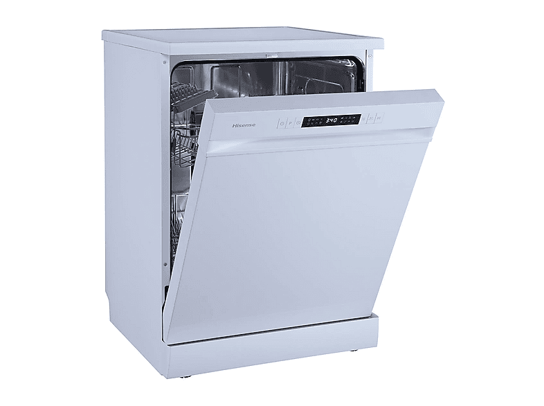 Lavavajillas libre instalación 60 cm - HISENSE HS622E10W, 13 servicios, 7 programas, 598 mm, Blanco — foto 6