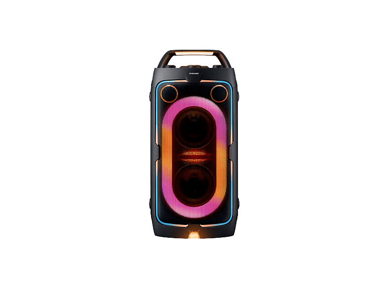 Altavoz de gran potencia - Samsung MX-ST40F/ZF, 160W, Con batería, Autonomía 12h, Portátil para fiestas, Asa de transporte y ruedas, Bluetooth