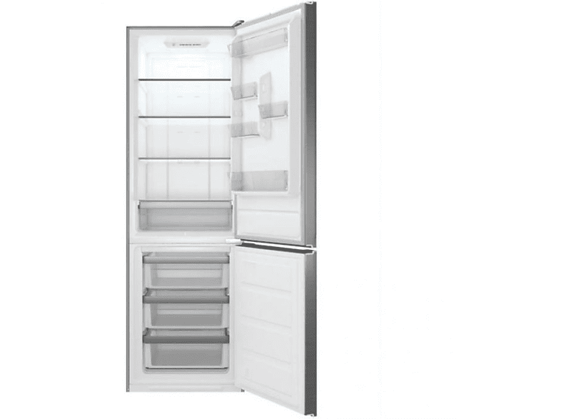 Frigorífico combi - TEKA 113420000 NFL 342 C E-INOX, No Frost, No Frost, Altura 1880 mm, Capacidad 310 l, Acero inoxidable