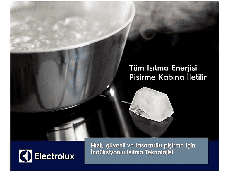Placa de inducción - ELECTROLUX 307936330, 4 zonas, 590 mm, Negro — foto 8
