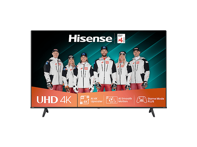 TV LED 43" - HISENSE 43A6Q, UHD 4K, Quad Core/MT9603, Smart TV, DVB-T2 (H.265), Negro