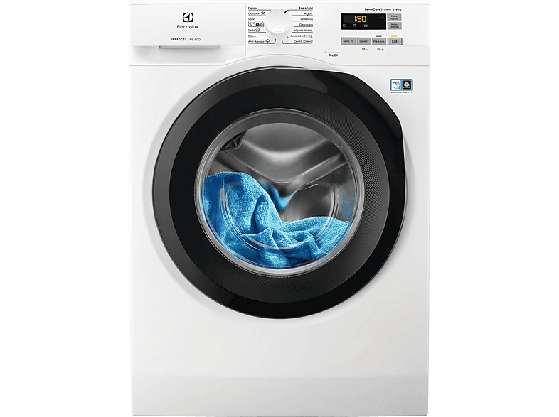 Lavadora carga frontal - ELECTROLUX EW6F5943FB 914916707, 9 kg, Blanco