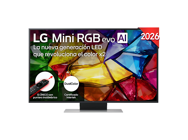 TV RGB Mini LED 50" - LG 50MRGB87B6B, UHD 4K, Procesador Inteligente α8 AI Processor 4K Gen3, Smart TV, DVB-T2 (H.265), Negro