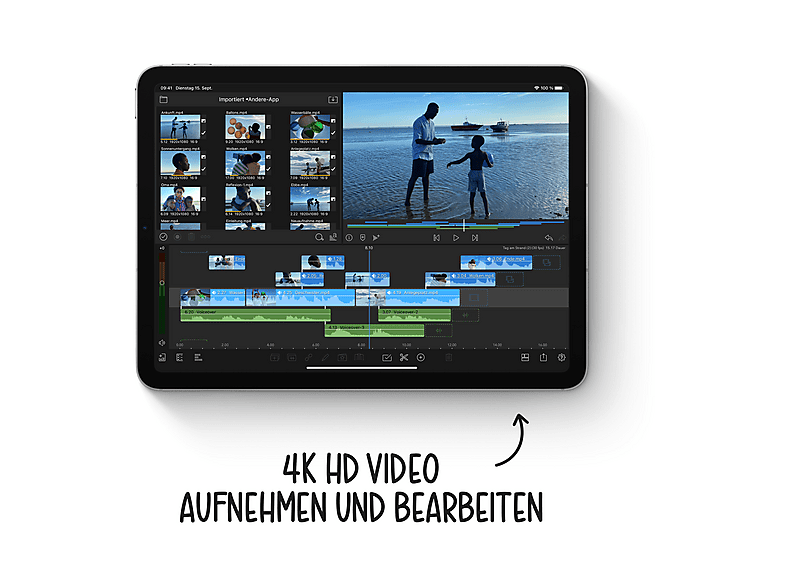APPLE iPad Air, 64 GB, Verde, 10,9 " HD, 4 GB RAM, Apple, A14, Tablet iPadOS — foto 5
