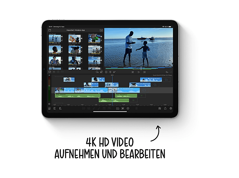 APPLE iPad Air, 64 GB, Verde, 10,9 " HD, 4 GB RAM, Apple, A14, Tablet iPadOS — foto 8