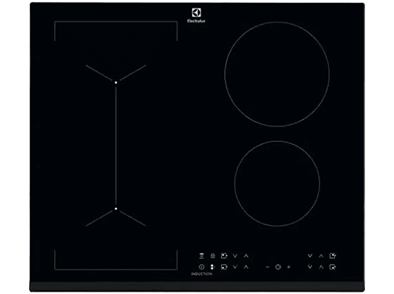 Placa de inducción - ELECTROLUX LIV63431BK, 4 zonas, 60 cm, Negro — foto 1