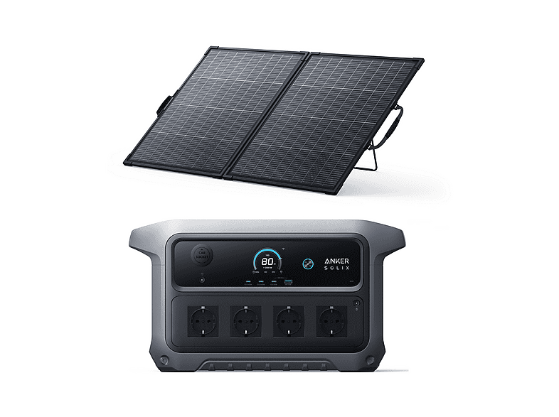Estación de energía - ANKER SOLIX KIT C2000 Gen 2+PS200 Bifacial