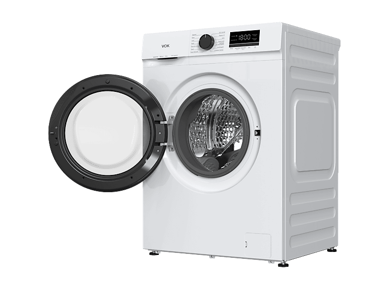 Lavadora de carga frontal - VOK EVW-12BAW12, Motor Inverter, 12 kg, 1200 rpm, 14 programas, Blanco — foto 4