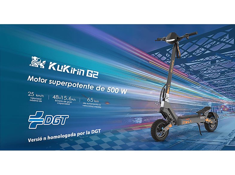 Patinete eléctrico - KUKIRIN G2 DGT, negro (Ref. 178437850) — foto 4
