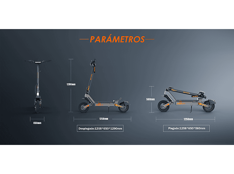 Patinete eléctrico - KUKIRIN G2 DGT, negro (Ref. 178437850) — foto 9