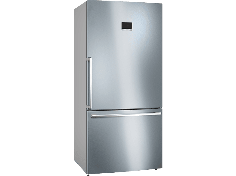 Frigorífico combi - Bosch KGB86XIEP, No Frost, 186 cm, 631 l, Capacidad XXL 86 cm de ancho, Cajón VitaFresh, Inox