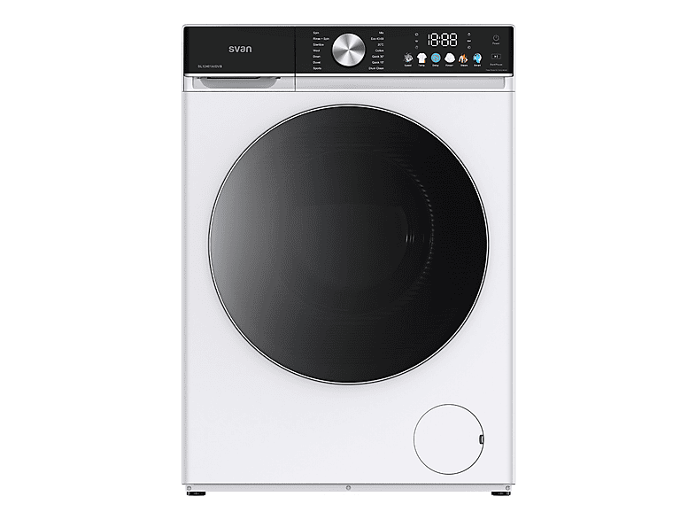 Lavadora carga frontal - SVAN SL12401AIDVB, 12 kg, 14 programas, Blanco — foto 1