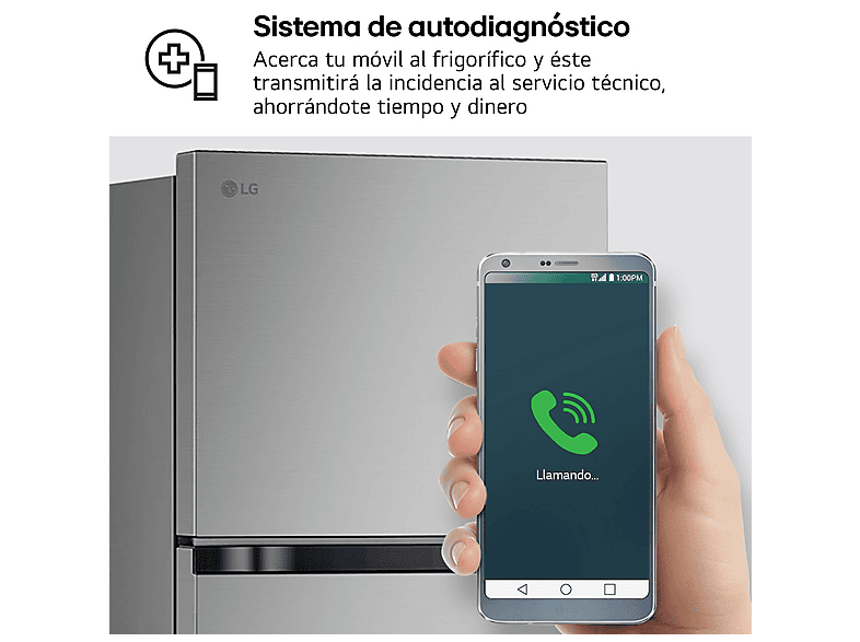 Frigorífico dos puertas - LG GTBV22PYNJ, No Frost, 144.5 cm, 217 l, Multi Air Flow™, Inox Antihuellas — foto 8
