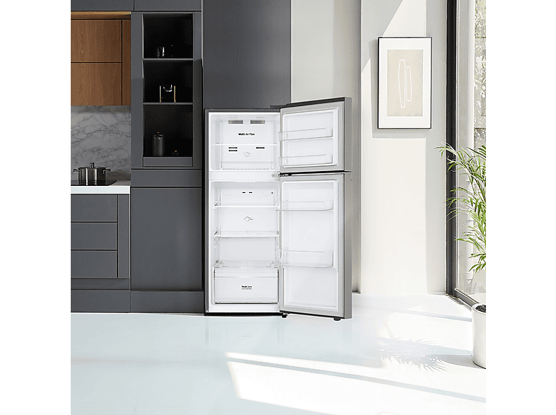 Frigorífico dos puertas - LG GTBV22PYNJ, No Frost, 144.5 cm, 217 l, Multi Air Flow™, Inox Antihuellas — foto 13