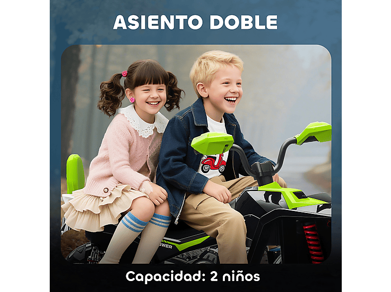 Quad eléctrico infantil - AIYAPLAY 370-412V90GN — foto 8
