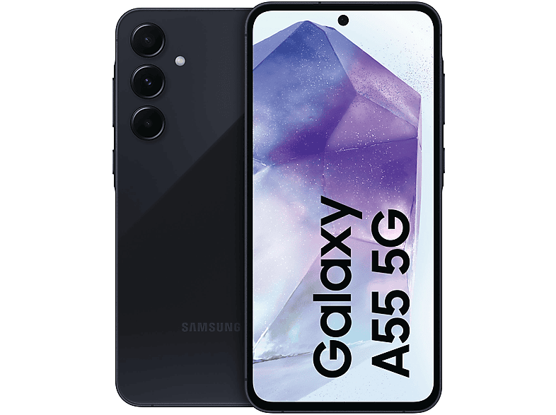 SAMSUNG A55 6.6P/5G/8N/8+256GB/B, Marina, Móvil Android, 256 GB, 8 GB RAM, 6,6 " Super AMOLED, Gorilla Glass Victus+, 120 Hz, Samsung Exynos, 5,000 mAh