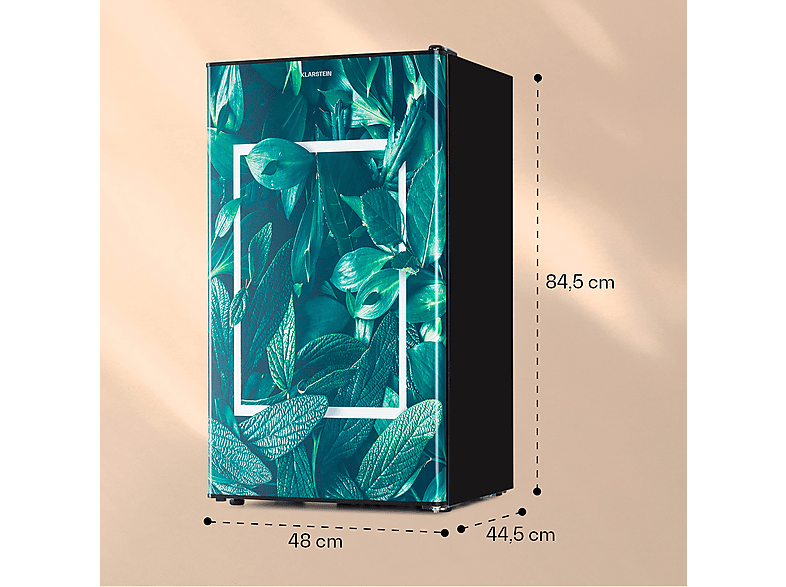 Nevera pequeña - KLARSTEIN CoolArt 79L, Altura 84,5 cm, Negro — foto 6