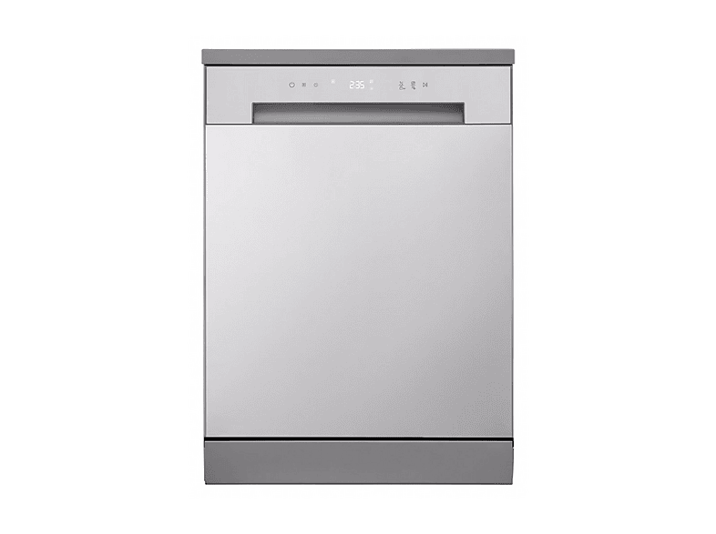 Lavavajillas libre instalación 60 cm - LG DF030FL, 13 servicios, 8 programas, 60 cm, Plata