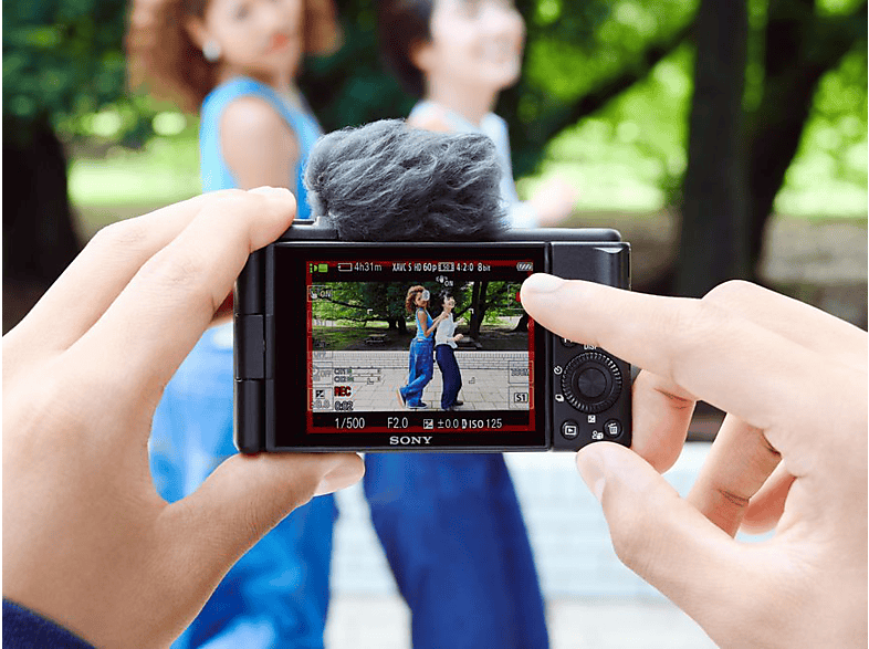 Cámara - Sony Vlog ZV-1F,  Digital, Pantalla multiángulo, Vídeo 4K, Cámara lenta, Micro, Funciones Vlog, Wifi, Bluetooth, Negra — foto 6