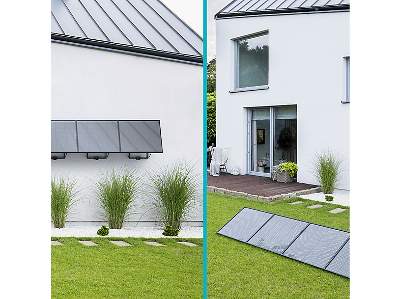 Panel solar - AVIDSEN Kit solar Soria 400W plug and play con fijación pared, 400 W — foto 3