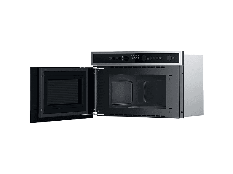 Microondas integrable - WHIRLPOOL WMN4I4BX, 4 potencia, 22 l, Negro, Acero inoxidable — foto 3