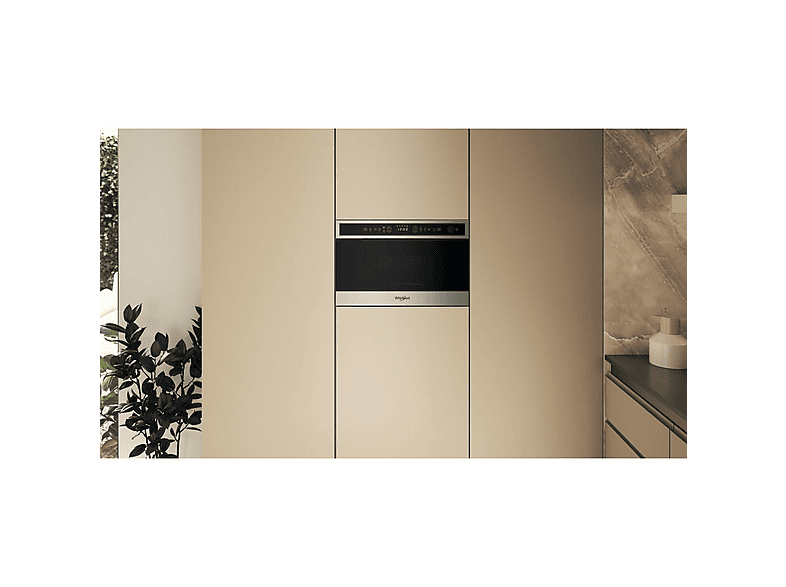 Microondas integrable - WHIRLPOOL WMN4I4BX, 4 potencia, 22 l, Negro, Acero inoxidable — foto 4