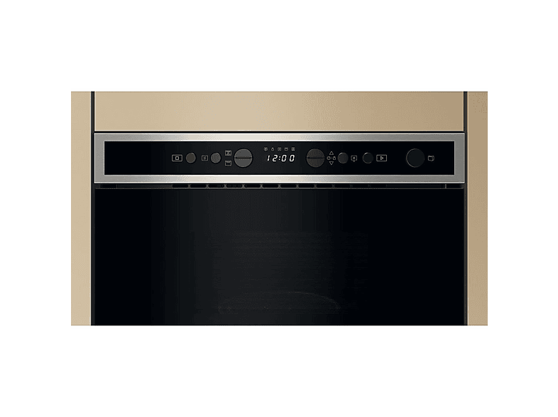 Microondas integrable - WHIRLPOOL WMN4I4BX, 4 potencia, 22 l, Negro, Acero inoxidable — foto 6