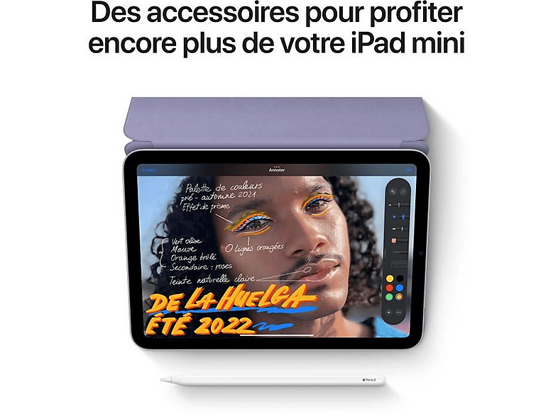 APPLE iPad mini, 64 GB, Beige, 8,3 " Retina, 4 GB RAM, Apple, A15, Tablet iPadOS — foto 5