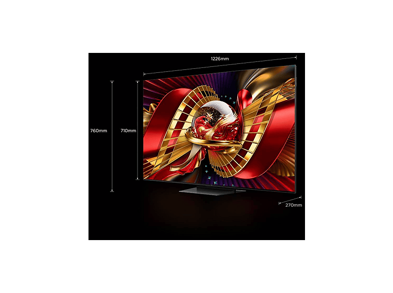 TV SQD-Mini LED 55" - TCL 55C8L, UHD 4K, MT9655, Smart TV, DVB-T2, Negro — foto 10
